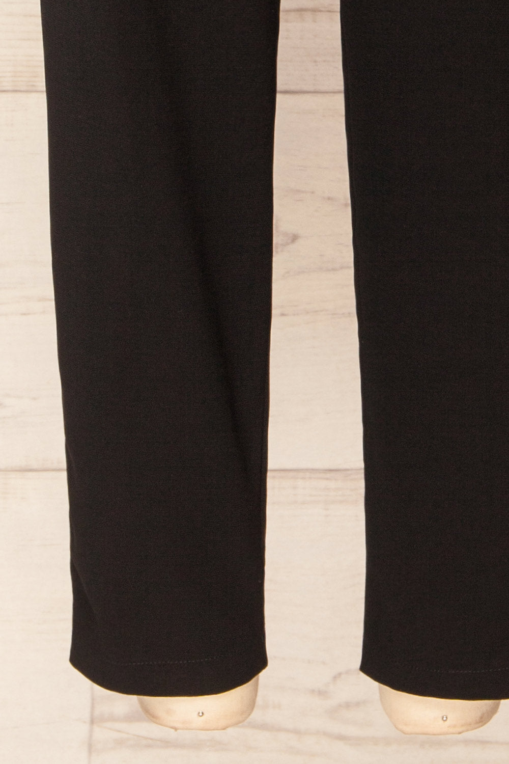 Zolani Black High-Waisted Pants w/ Elastic Waist | La petite garçonne bottom