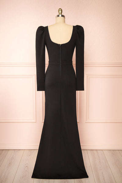 Zophie Black Maxi Dress w/ Rhinestones | Boutique 1861  back view