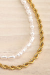 Zumar Gold Set of Two Necklaces | La petite garçonne flat close-up
