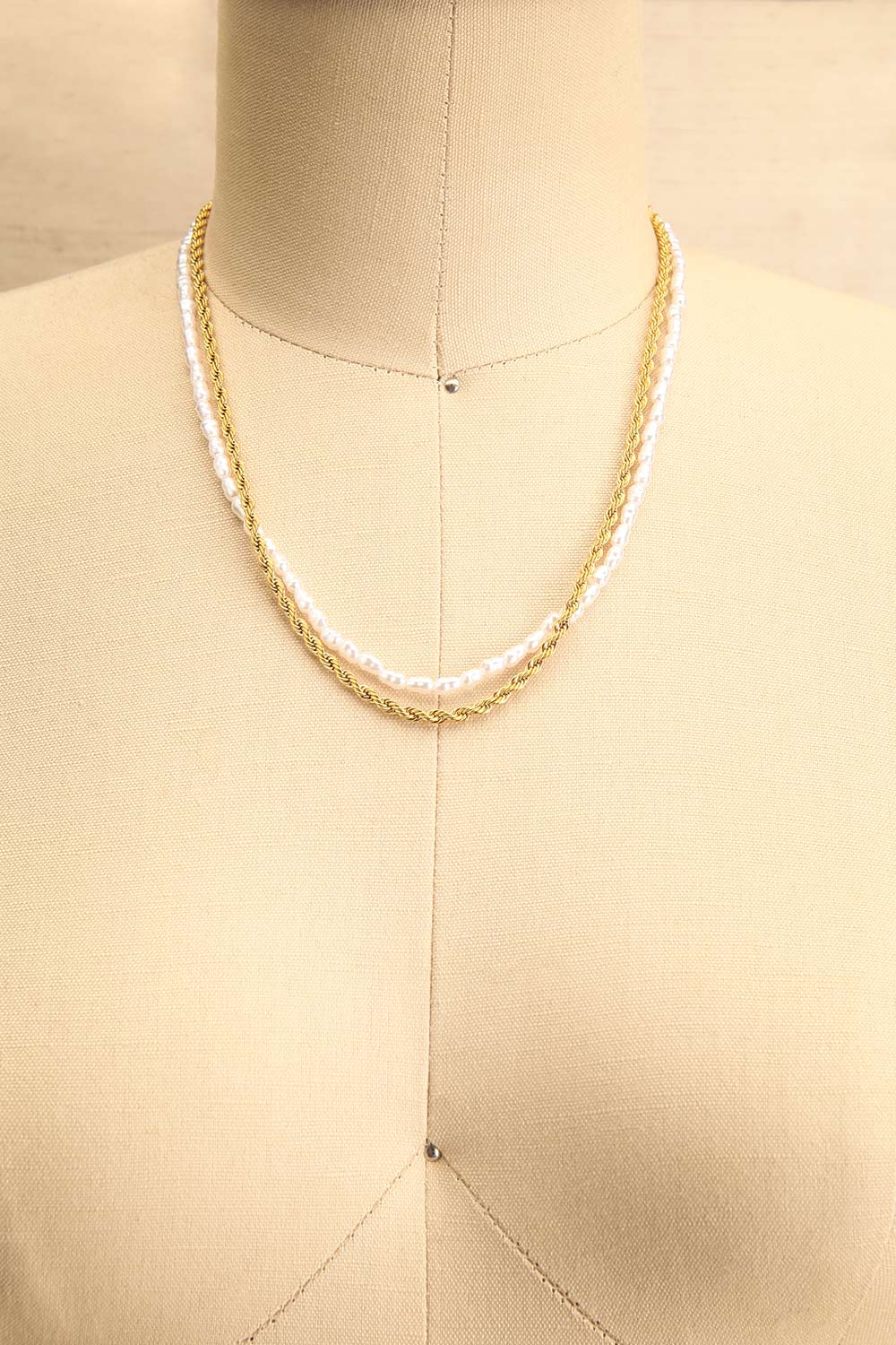 Zumar Gold Set of Two Necklaces | La petite garçonne