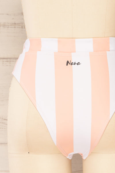 Zuwena Stripes Pink Bikini Bottom | La petite garçonne back