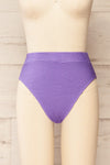 Zuwena Purple High-Waisted Bikini Bottom | La petite garçonne front view