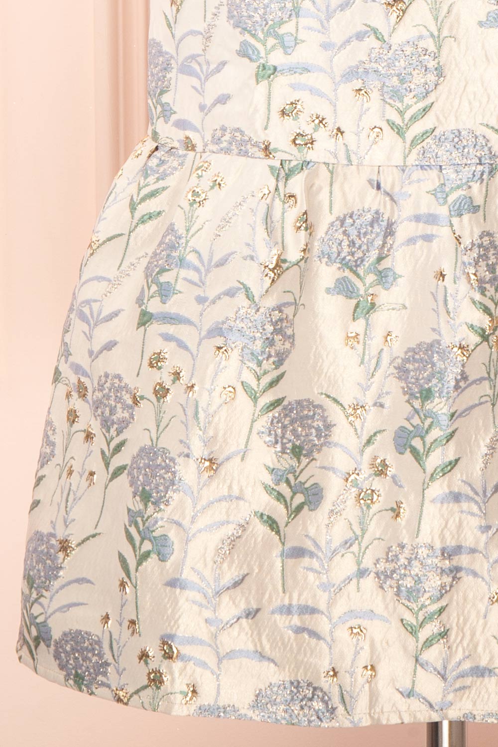 Zylara Floral Jacquard Midi Dress | Boutique 1861
