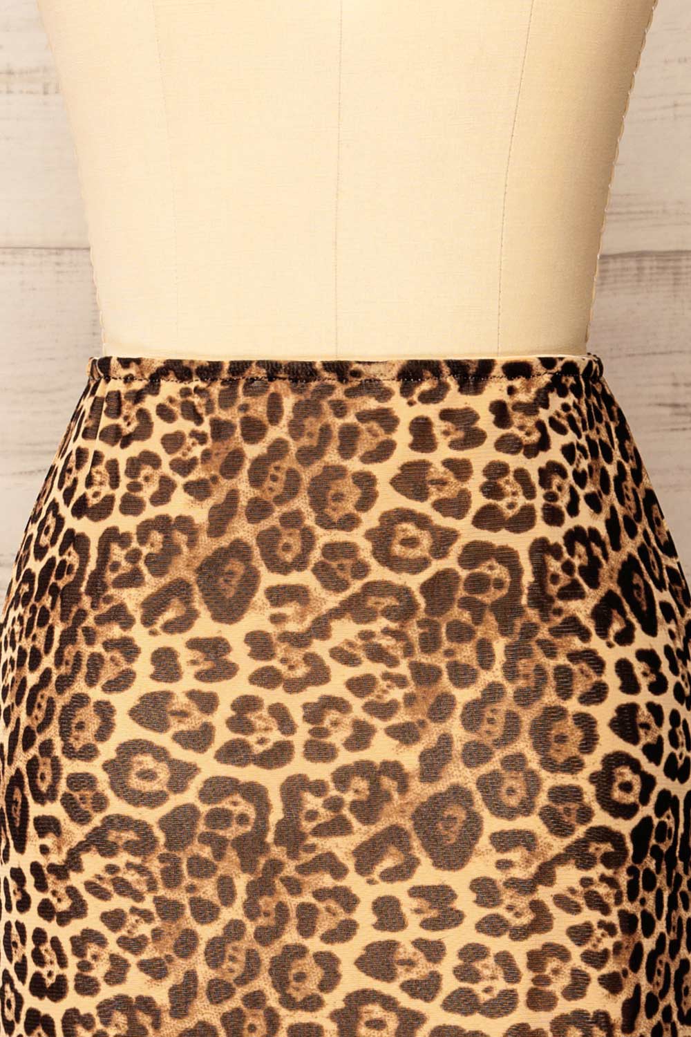 Zyran Long Leopard Print Skirt | La petite garçonne  back