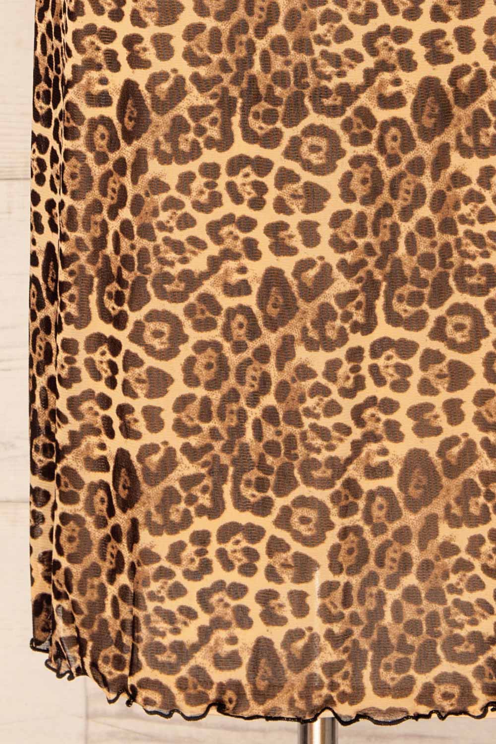 Zyran Long Leopard Print Skirt | La petite garçonne  bottom