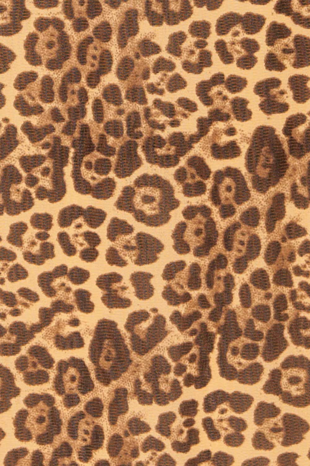 Zyran Long Leopard Print Skirt | La petite garçonne  fabric 