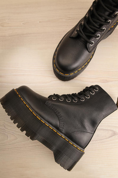 1460 Pascal Max Leather Platform Boots | La petite garçonne flat view