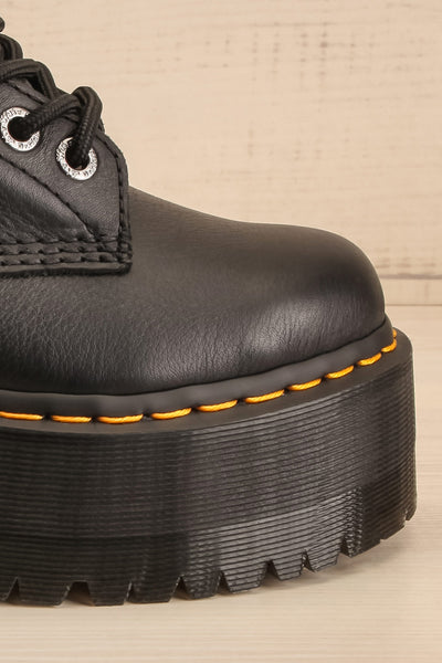 1460 Pascal Max Leather Platform Boots | La petite garçonne side front close-up