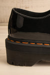 1461 Quad Black Patent Lace-Up Platforms | La petite garçonne side back close-up