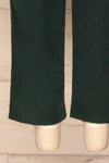 Aase Emerald V Neck Straight Leg Jumpsuit | La petite garçonne bottom close-up