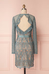 Abassia Aurore Seafoam Crocheted Lace Cocktail Dress | Boutique 1861 6