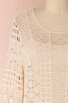 Acacie Beige Crocheted Lace Tunic Dress | Boutique 1861 3