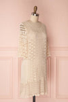Acacie Beige Crocheted Lace Tunic Dress | Boutique 1861 4