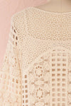 Acacie Beige Crocheted Lace Tunic Dress | Boutique 1861 7