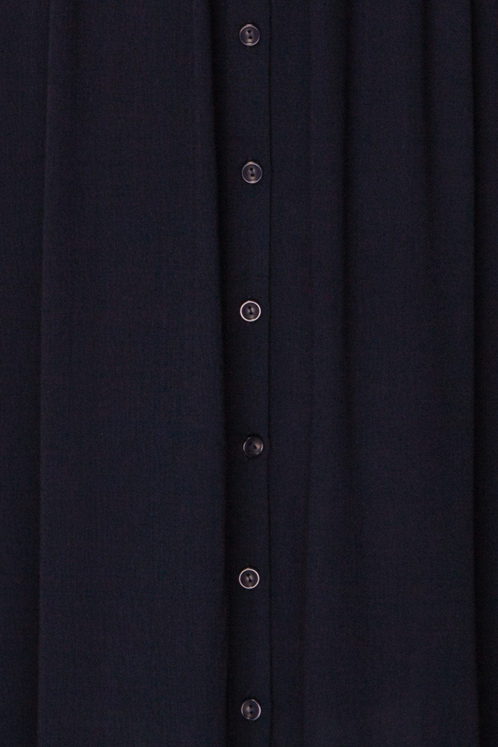 Acate Navy Button-Up A-Line Midi Summer Dress | La Petite Garçonne 8
