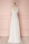 Adalgisa White & Silvery Lace Mermaid Bridal Dress | Boudoir 1861 6