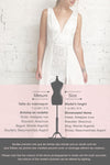 Adalgisa White & Silvery Lace Mermaid Bridal Dress | Boudoir 1861 11