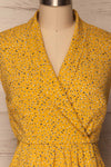 Adegem Yellow Patterned A-Line Summer Dress | La Petite Garçonne 2