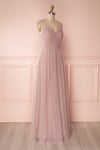 Adifa Dusty Rose Net Tulle Sleeveless A-Line Gown | Boudoir 1861 4