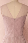 Adifa Dusty Rose Net Tulle Sleeveless A-Line Gown | Boudoir 1861 7
