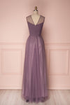 Adifa Mauve Net Tulle Sleeveless A-Line Gown | Boudoir 1861 6
