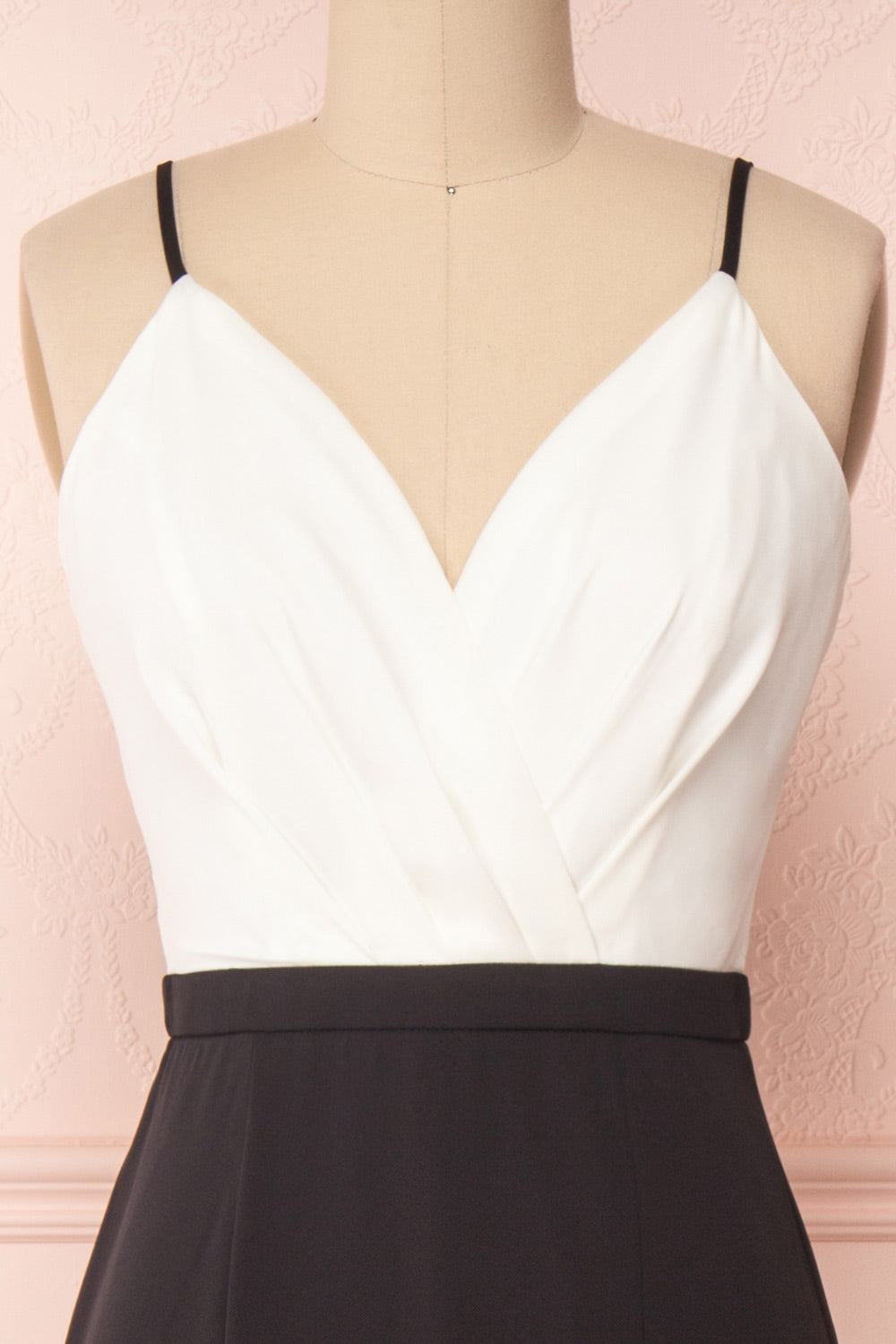 Adriadne Black & White Mermaid Maxi Prom Dress | Boutique 1861 2