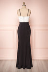 Adriadne Black & White Mermaid Maxi Prom Dress | Boutique 1861 5
