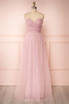 Aerie Dusty Pink Tulle A-Line Maxi Dress | Boutique 1861 front view