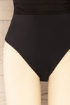 Agira Black Deep V-Neck Bodysuit | La petite garçonne  bottom