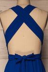Aigaleo Sapphire Blue Chiffon Empire Gown | La Petite Garçonne 4