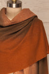Ailleurs Colourful Soft Knitted Scarf | La petite garçonne cape close up