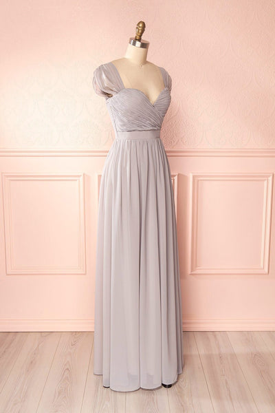Aimi Moon Grey Sweetheart Bridesmaid Gown | Boudoir 1861 4