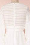 Aimiliona White Embroidered Maxi Bridal Dress | Boudoir 1861 8
