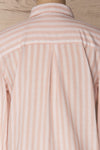 Ajmas Pink & White Striped High-Low Shirt | La Petite Garçonne 6