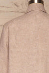 Alife Sand & White Linen Tailor Jacket back close up | La petite garçonne