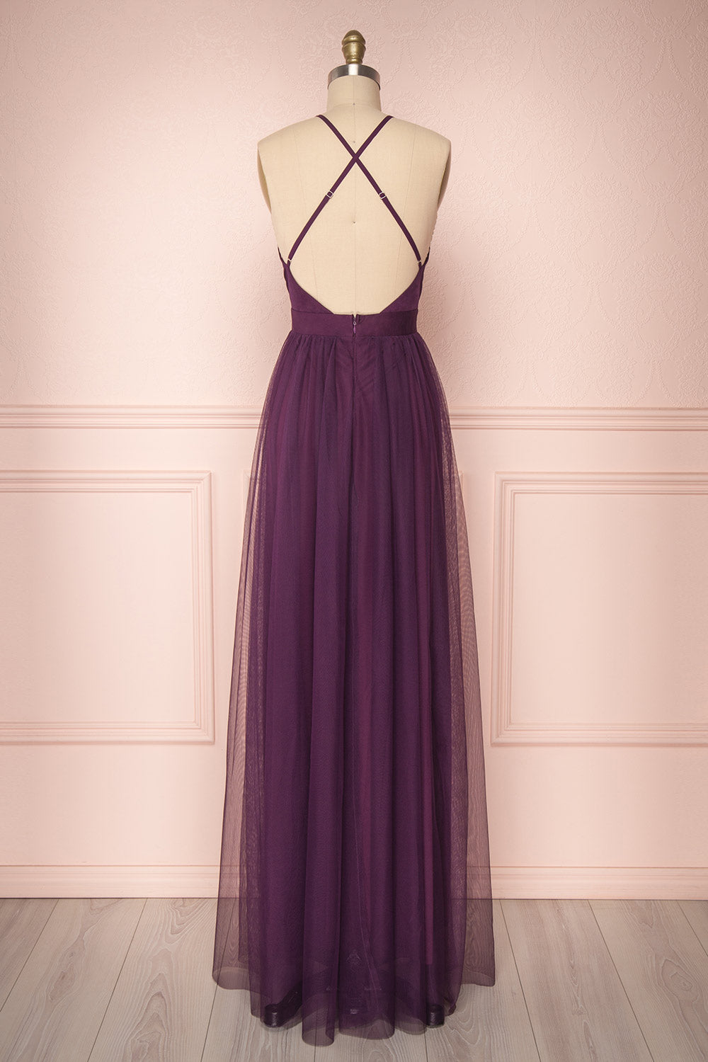 Eggplant hot sale maxi dress