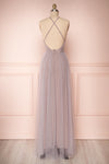 Aliki Lilac Pale Purple Mesh Maxi Dress | Boutique 1861 5