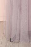 Aliki Lilac Pale Purple Mesh Maxi Dress | Boutique 1861 7