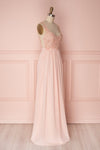 Alitta Pink Embroidered Bodice Maxi Dress | Boudoir 1861 5