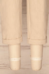 Altenberg Beige Linen Cropped Pants legs | La petite garçonne