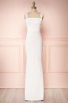 Alvery Ivory Bridal Mermaid Dress | Robe Maxi front shoulder up | Boudoir 1861