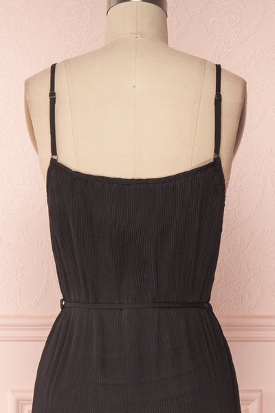 Alvis Crow Black Pleated Tunic Midi Dress | Boutique 1861 6
