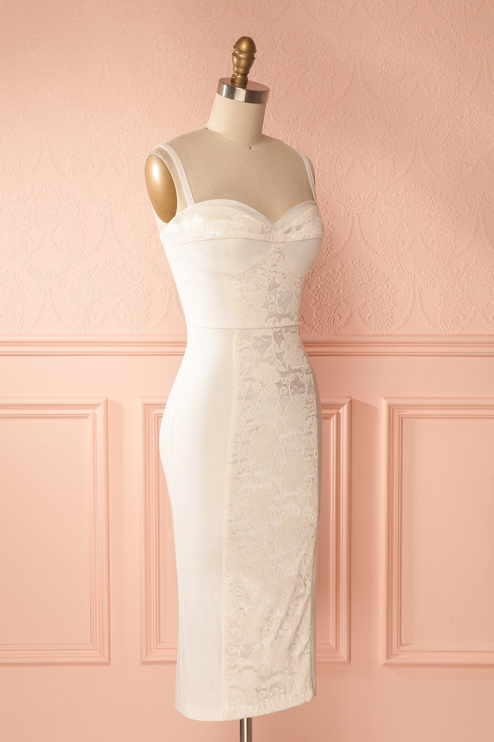 Amala Tendresse White Fitted Bridal Dress | Boudoir 1861