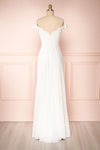 Amanda White Off-Shoulder Maxi Bridal Dress | Boudoir 1861 back view