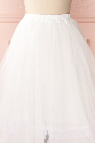 Aminthe White Layered Tulle Bridal Skirt | Boudoir 1861 3