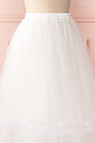 Aminthe White Layered Tulle Bridal Skirt | Boudoir 1861 5