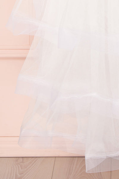 Aminthe White Layered Tulle Bridal Skirt | Boudoir 1861 2