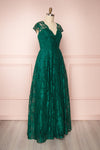 Anaick Green Lace A-Line Maxi Gown | Boutique 1861 3