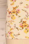 Anapa Beige Floral V-Neck T-Shirt | La petite garçonne bottom