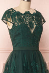 Andela Green Lace A-Line Cocktail Dress | Boutique 1861 4